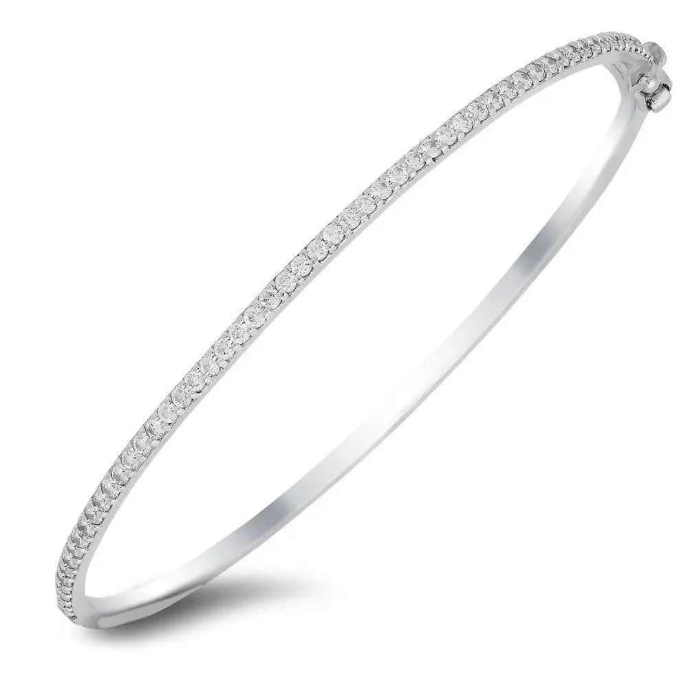 Diamond Bangle Bracelet Q859